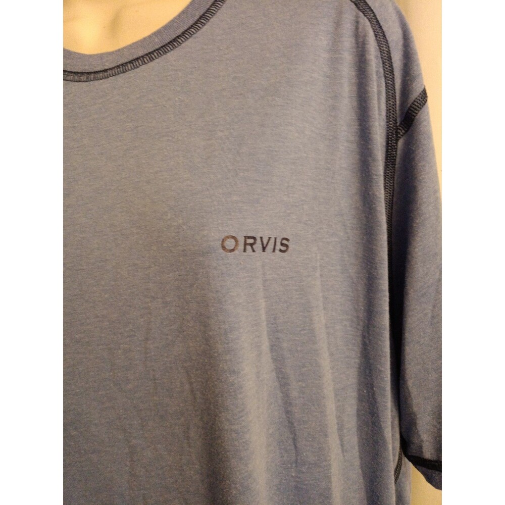 Orvis Drirelease t-shirt blue Sz XL - Picture 2 of 4